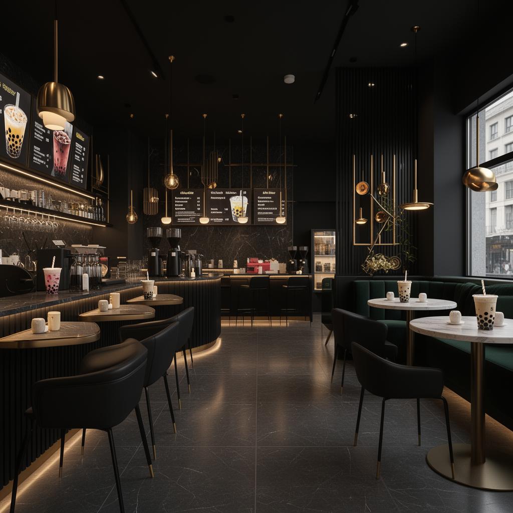 Café & Bubble Tea – KI-generiert