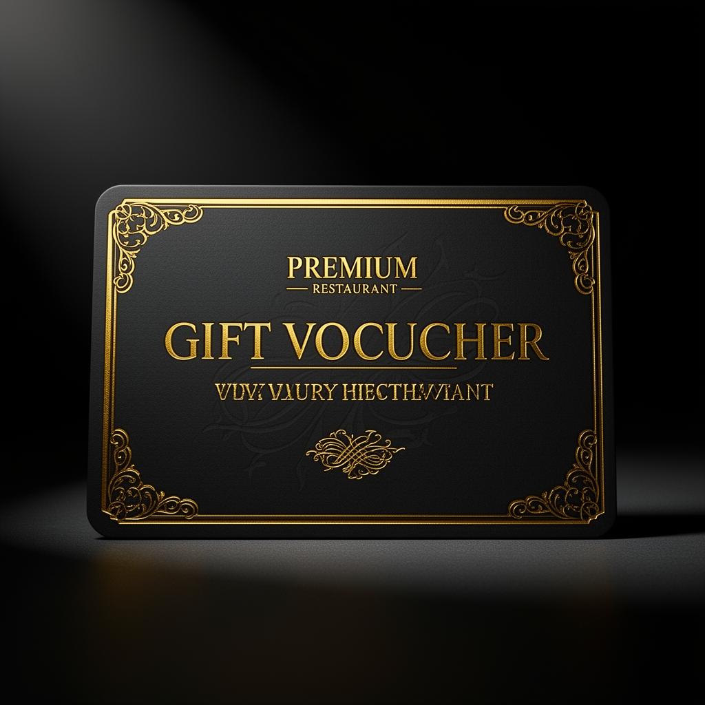 Premium-Gutscheinkarten – KI-generiert