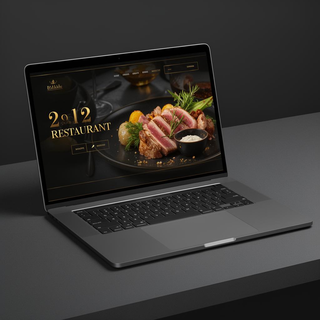 Restaurant Webdesign – KI-generiert